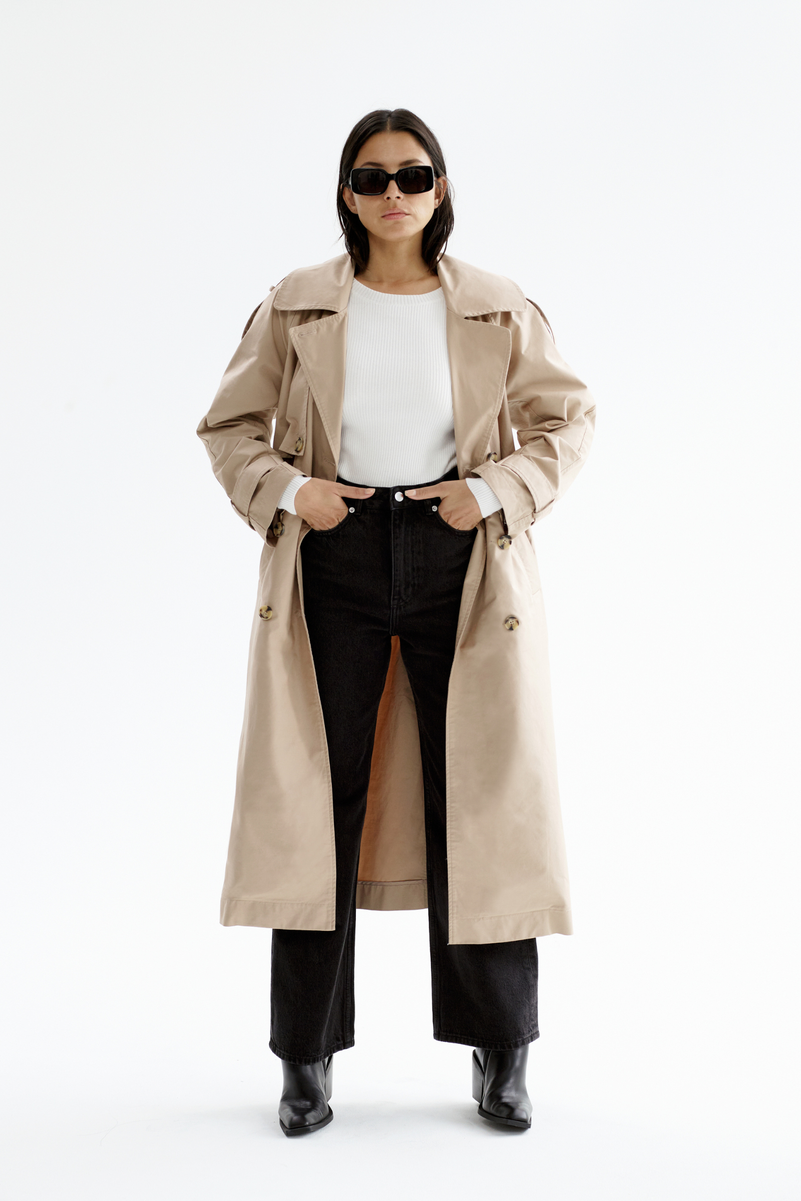 Milo Trench Coat Tan 