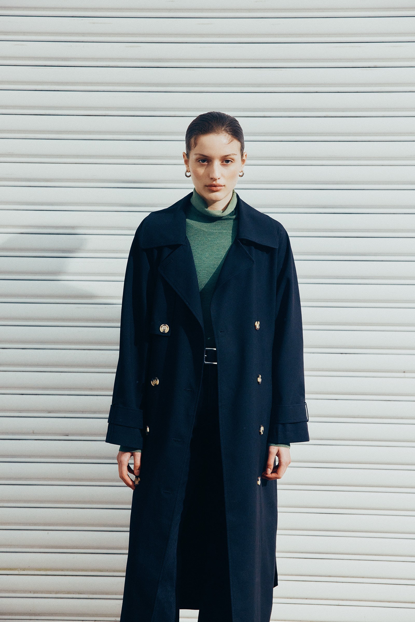 Aspen Trench Coat Black 