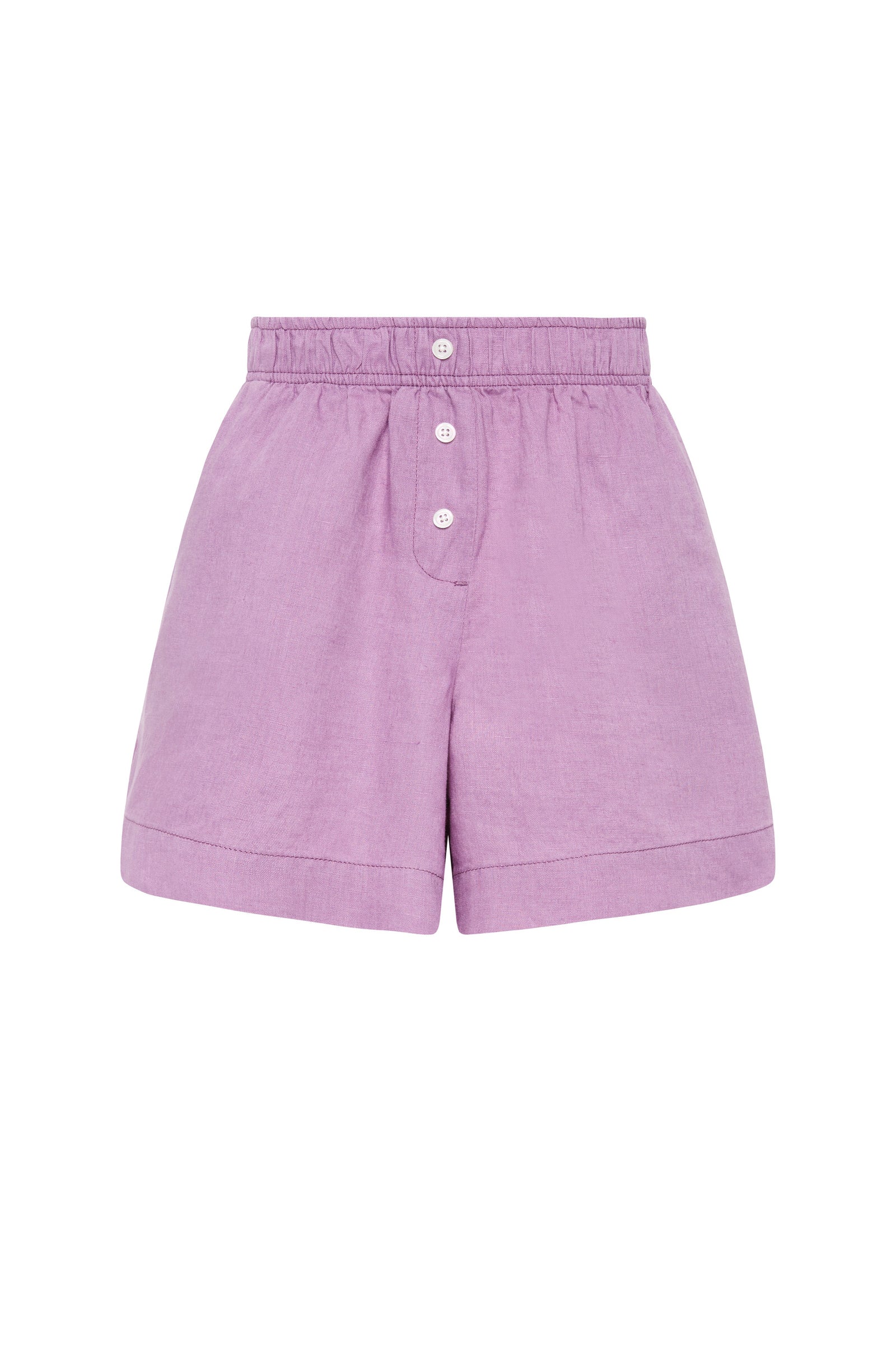 Lounge Linen Short Grape 