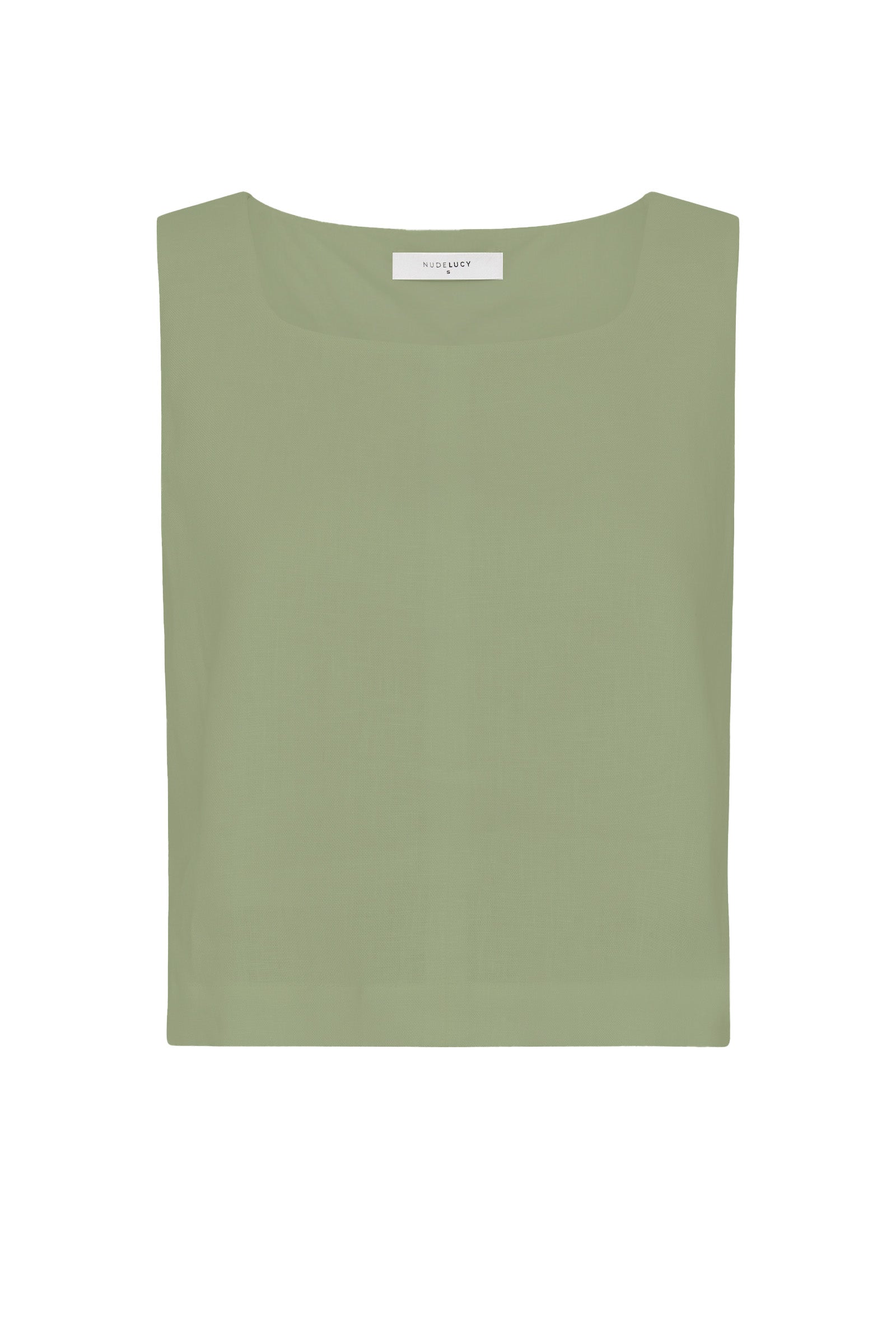 Thilda Linen Top Sage 