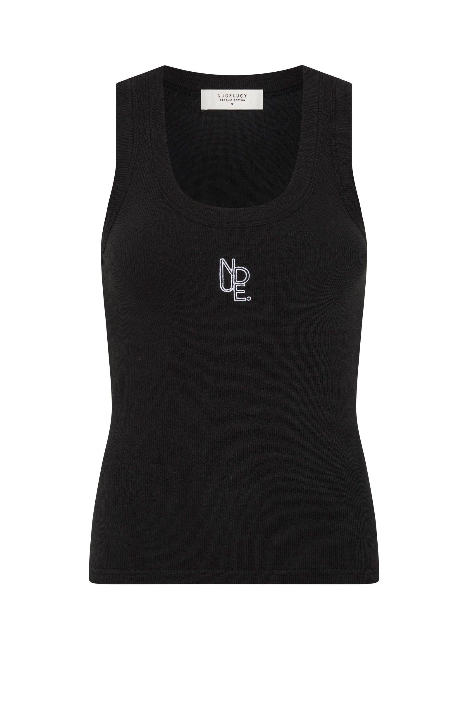 Organic Emblem Singlet Black 