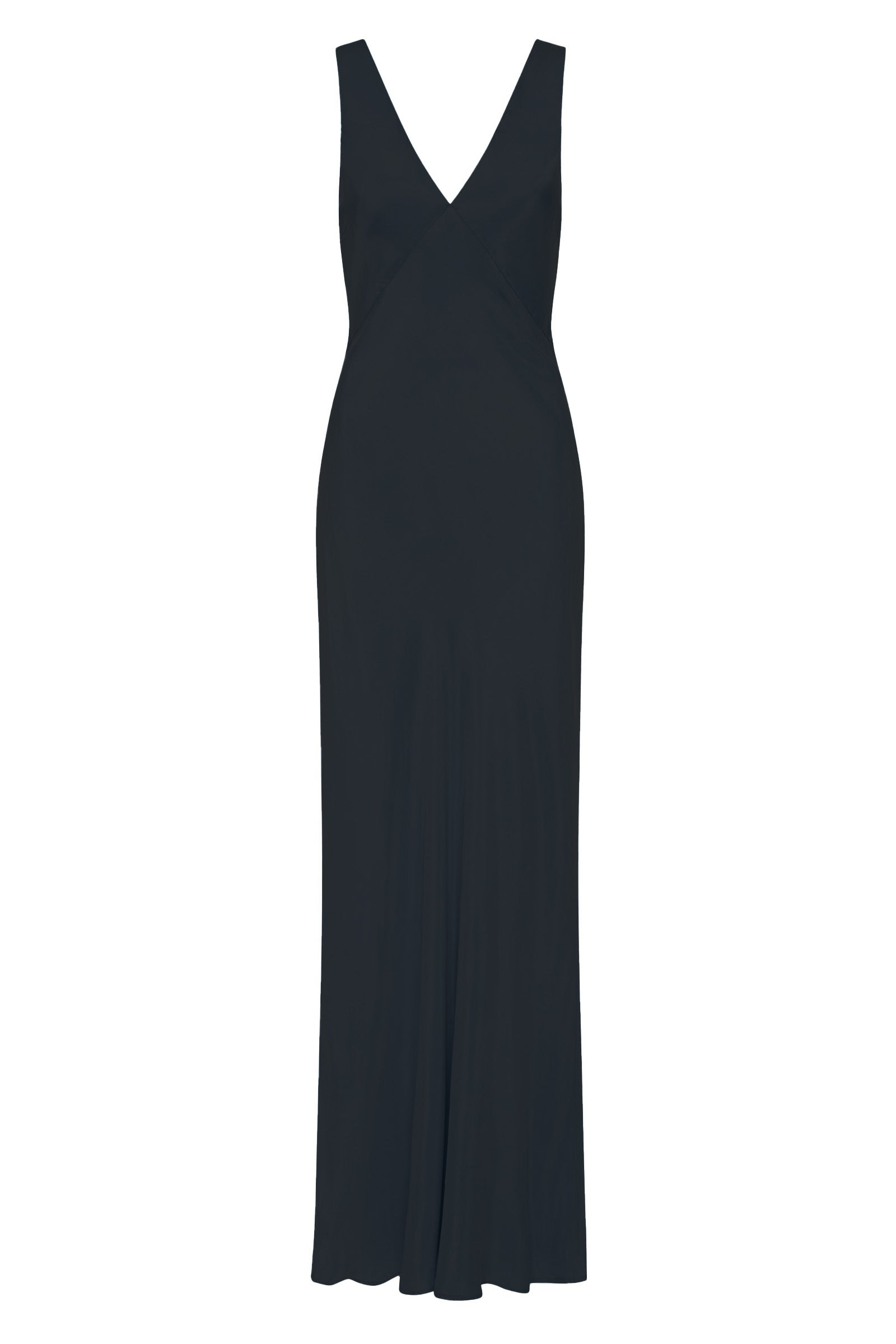 Harper Cupro Maxi Dress Black 