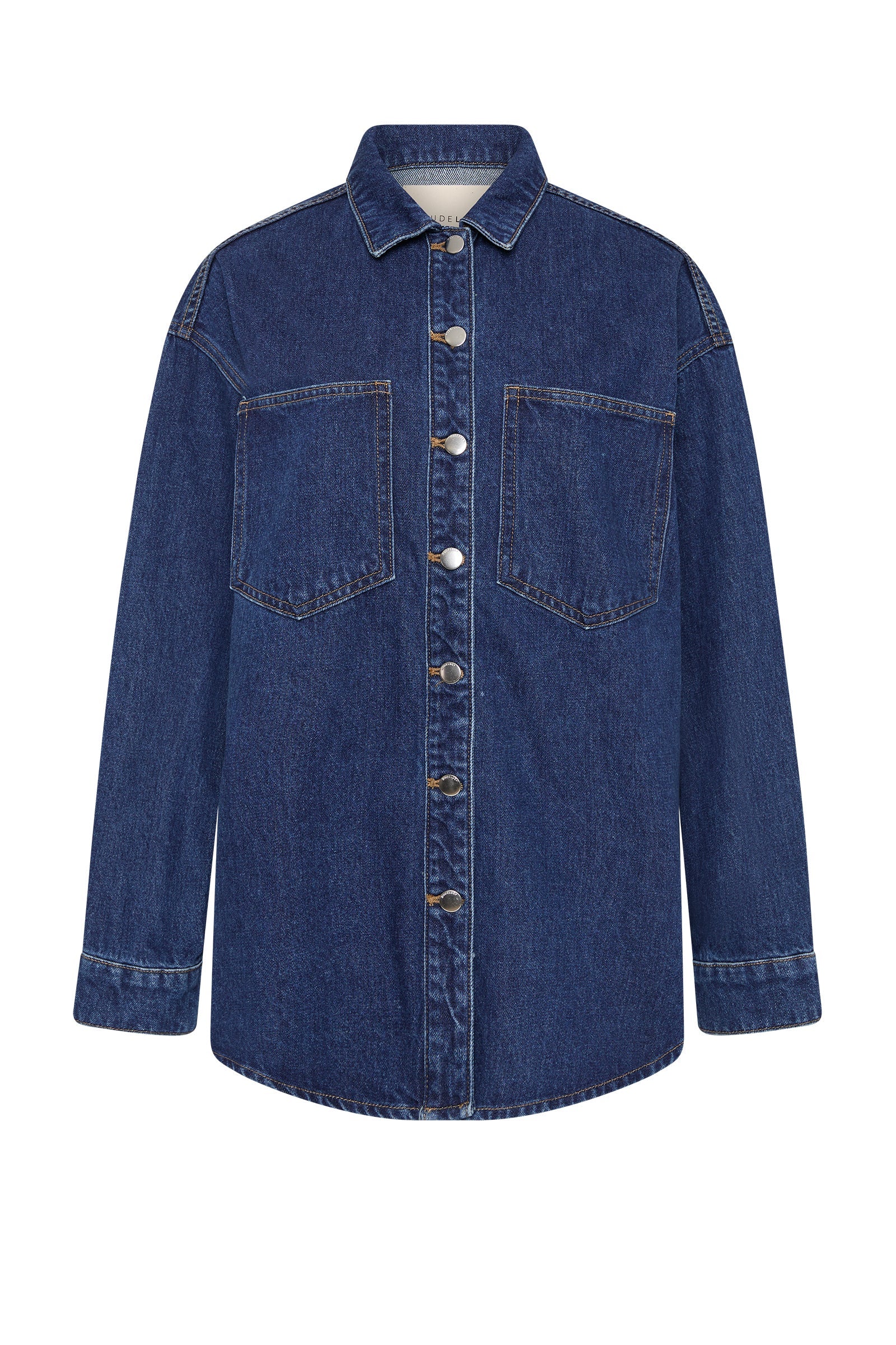 Organic Denim Overshirt Force Blue 