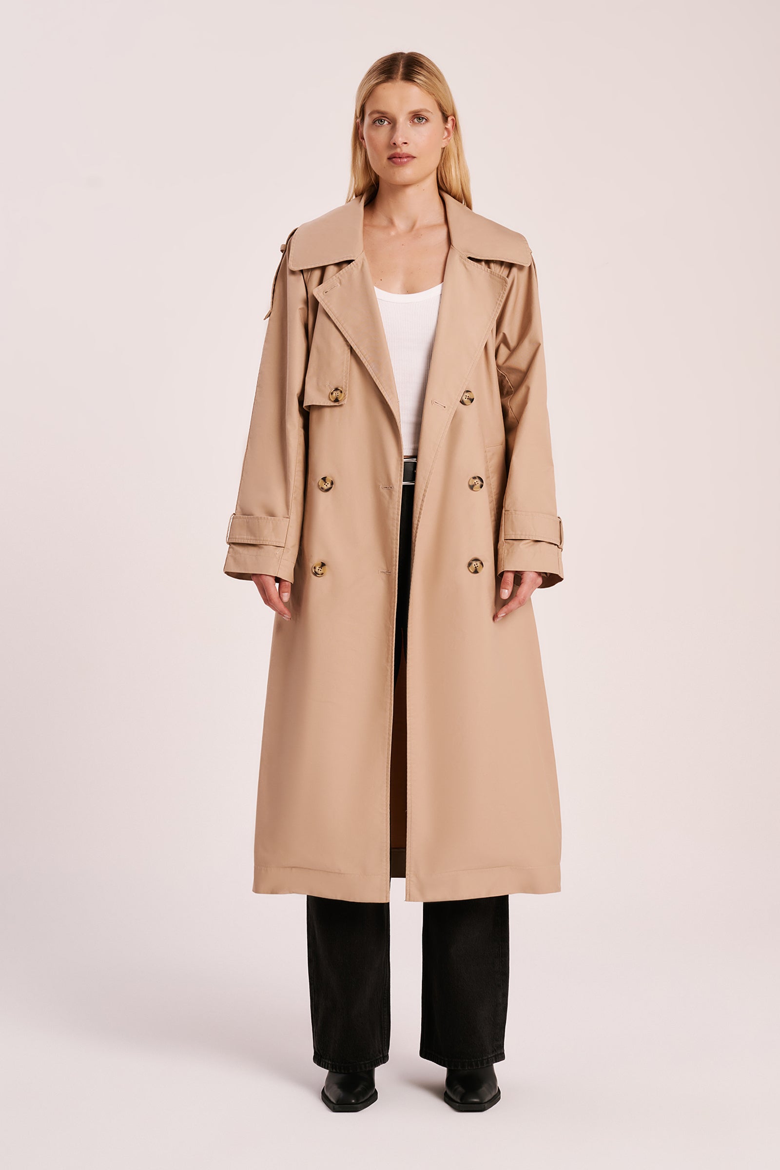 Milo Trench Coat Tan 