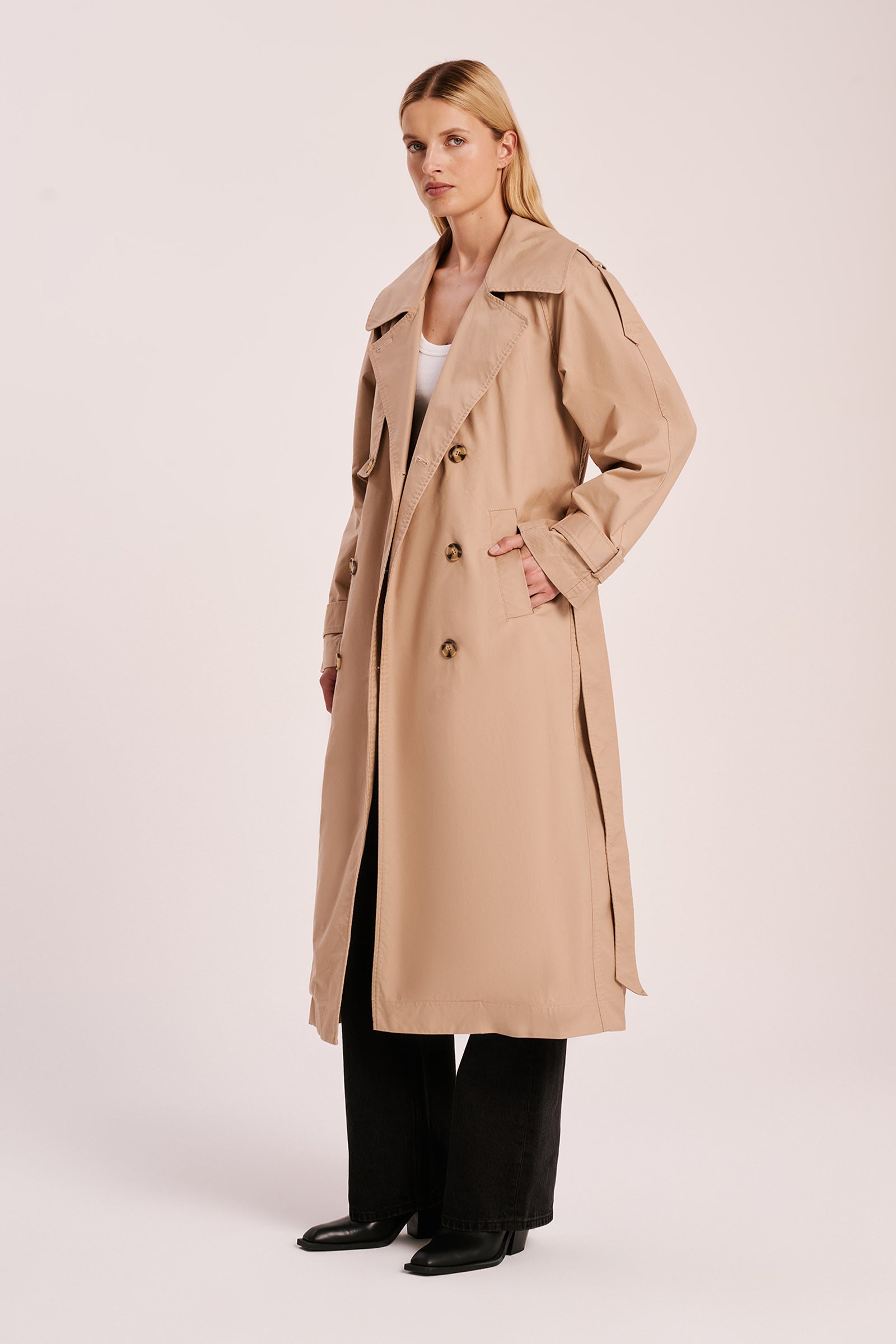 Milo Trench Coat Tan 