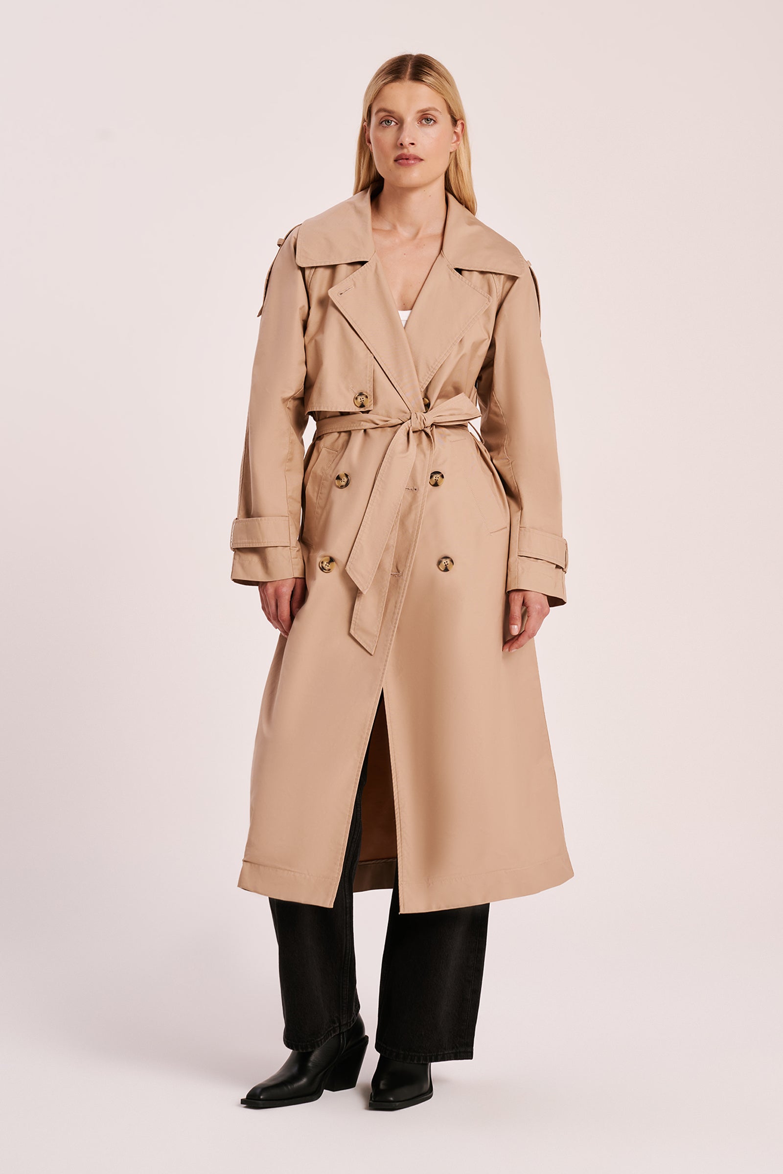 Milo Trench Coat Tan 