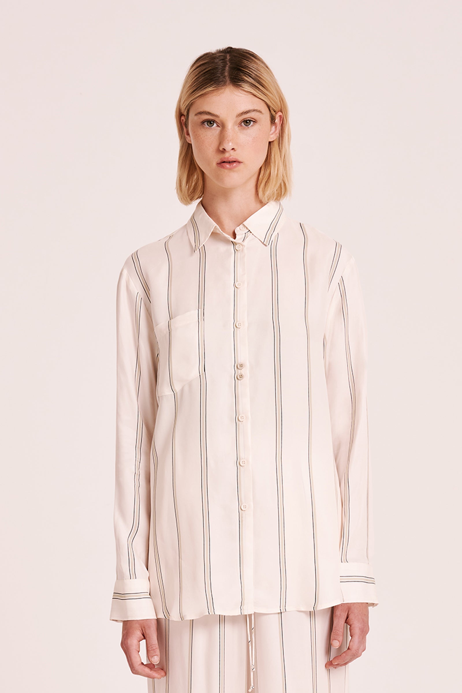 Noosha Cupro Ls Shirt Paloma 