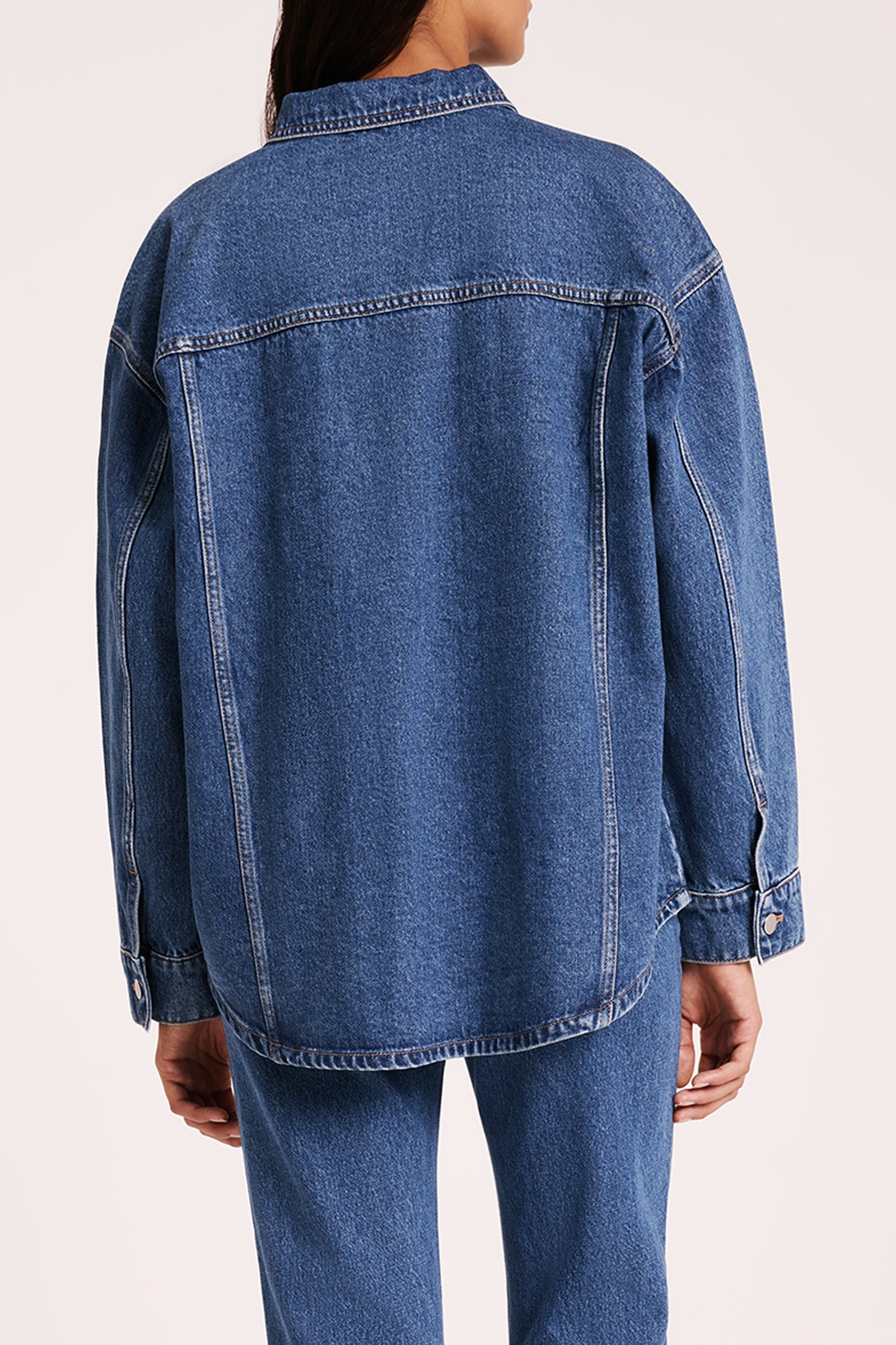 Organic Denim Jacket Vintage Blue 