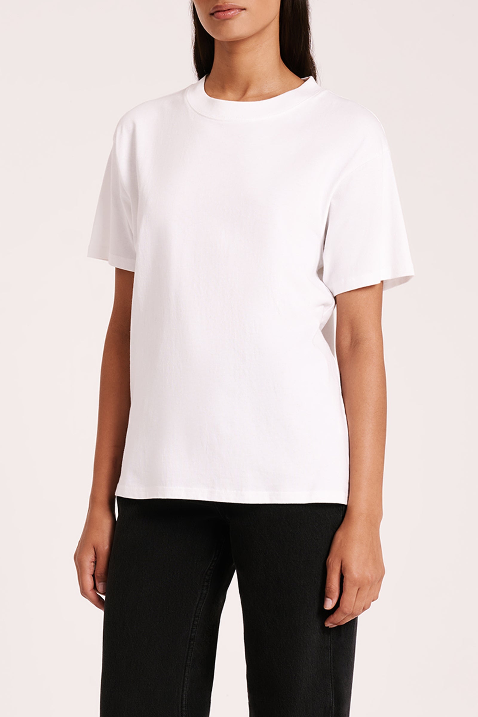 Organic Boyfriend Tee White 