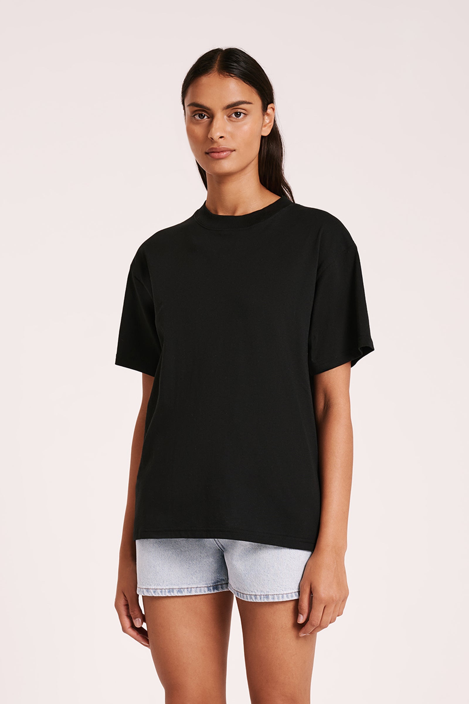 Organic Boyfriend Tee Black 