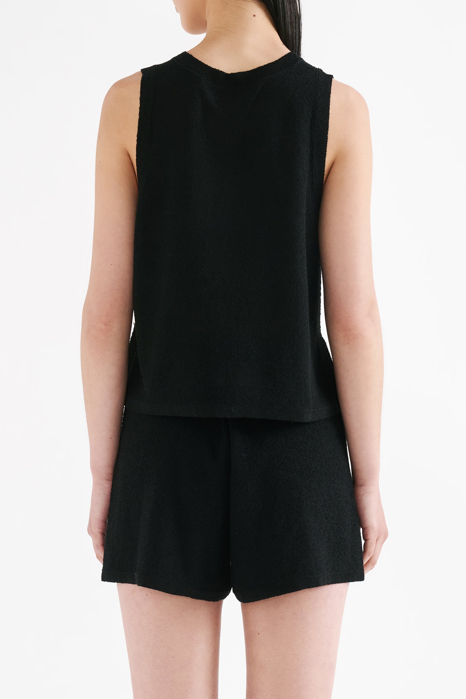 Zosia Knit Tank Black 