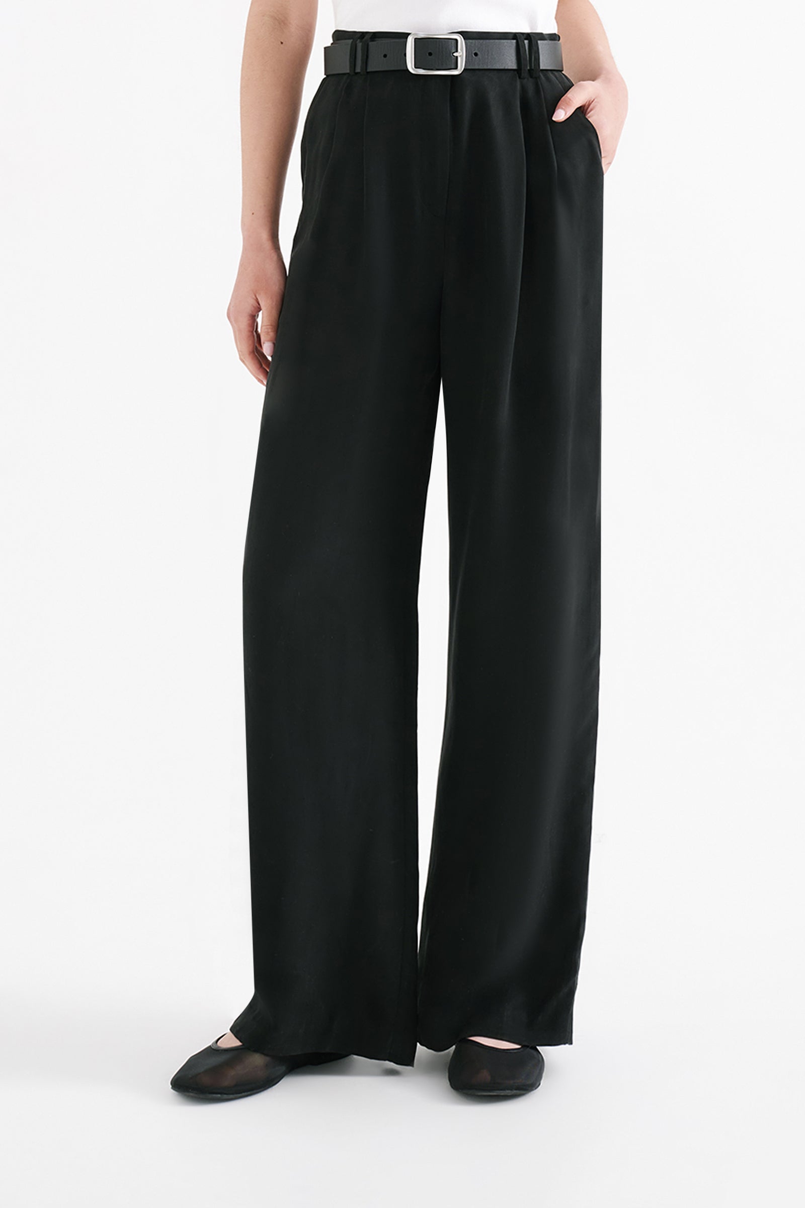 Lea Cupro Pant Black 