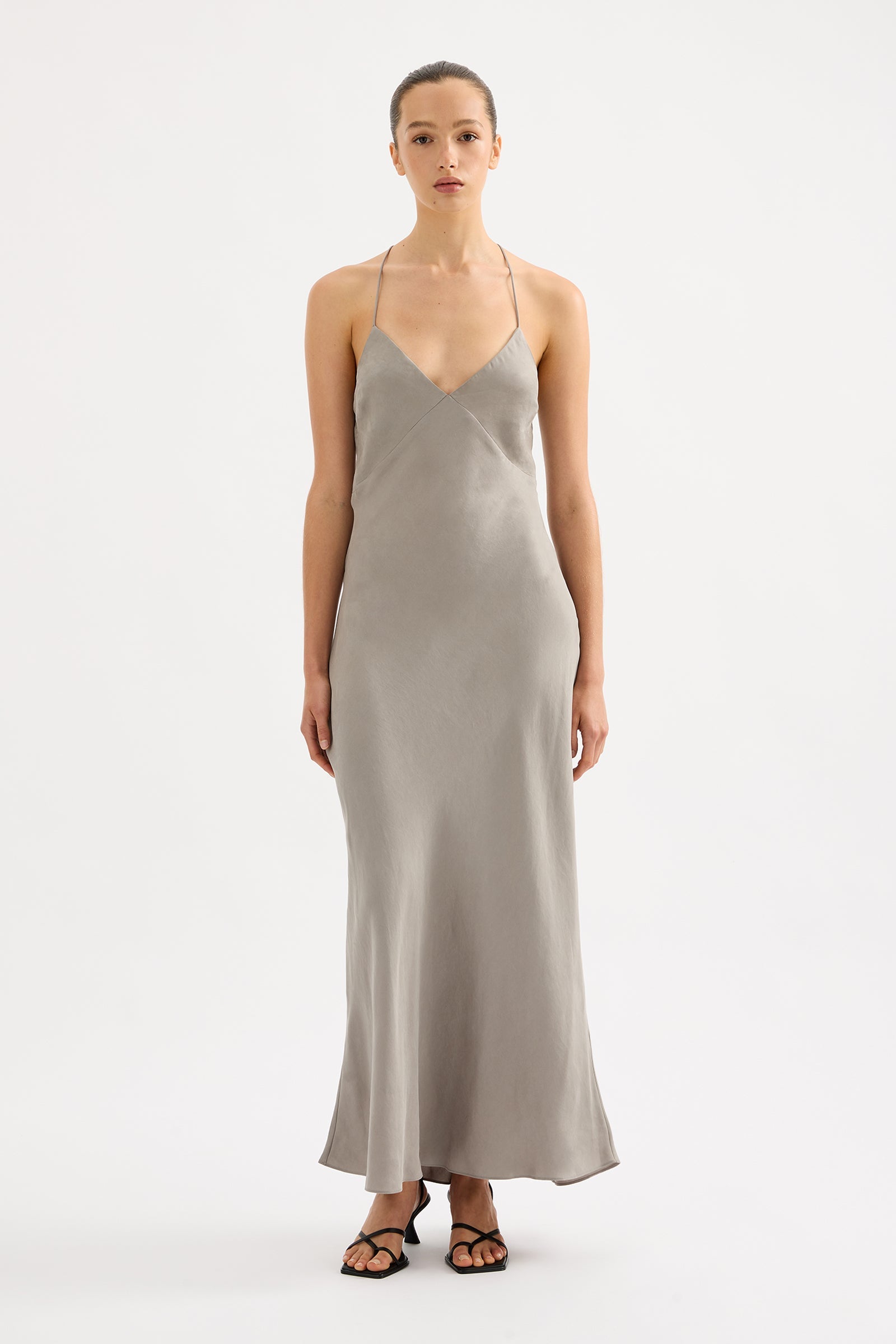 Rylan Slip Dress Smoke 