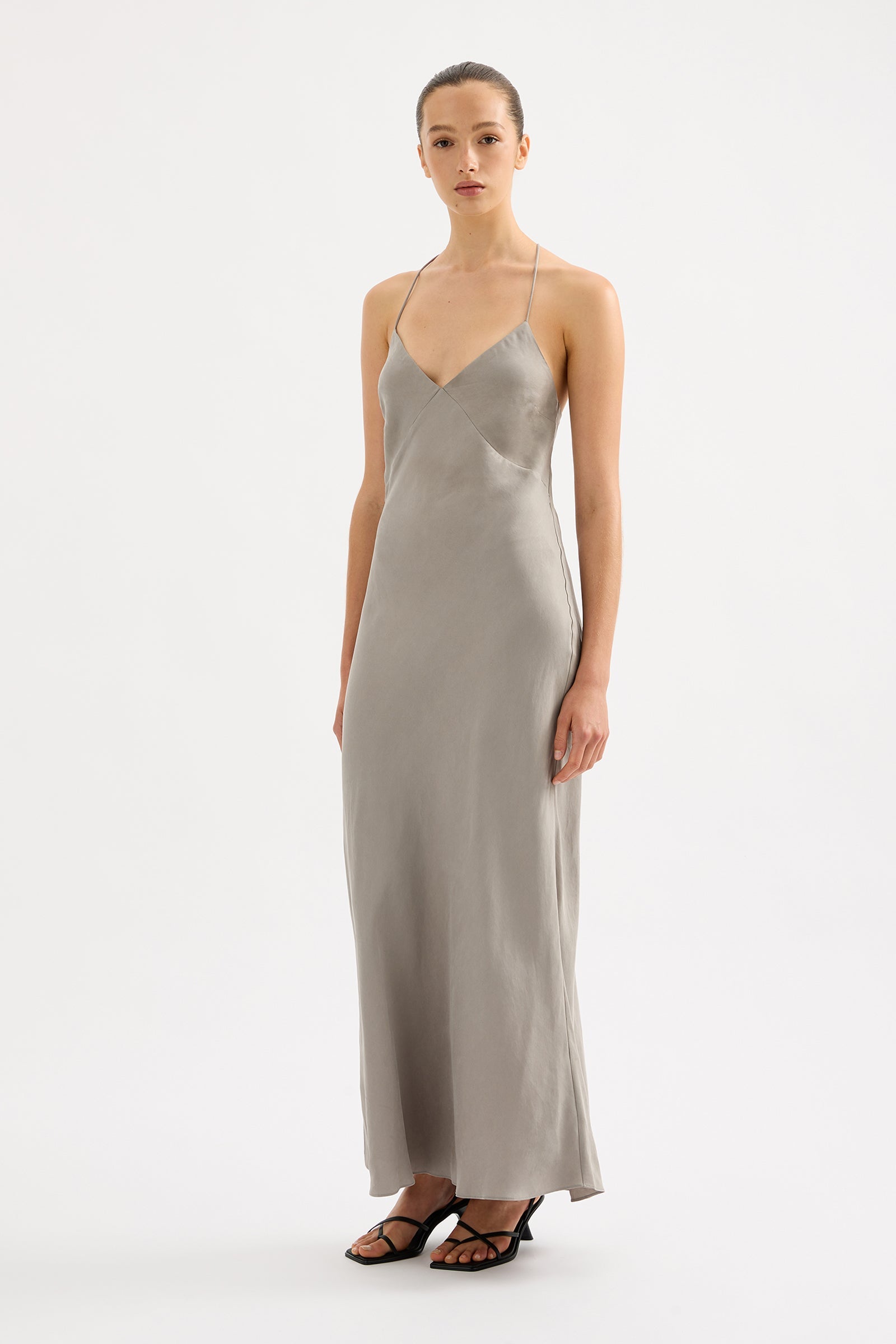 Rylan Slip Dress Smoke 