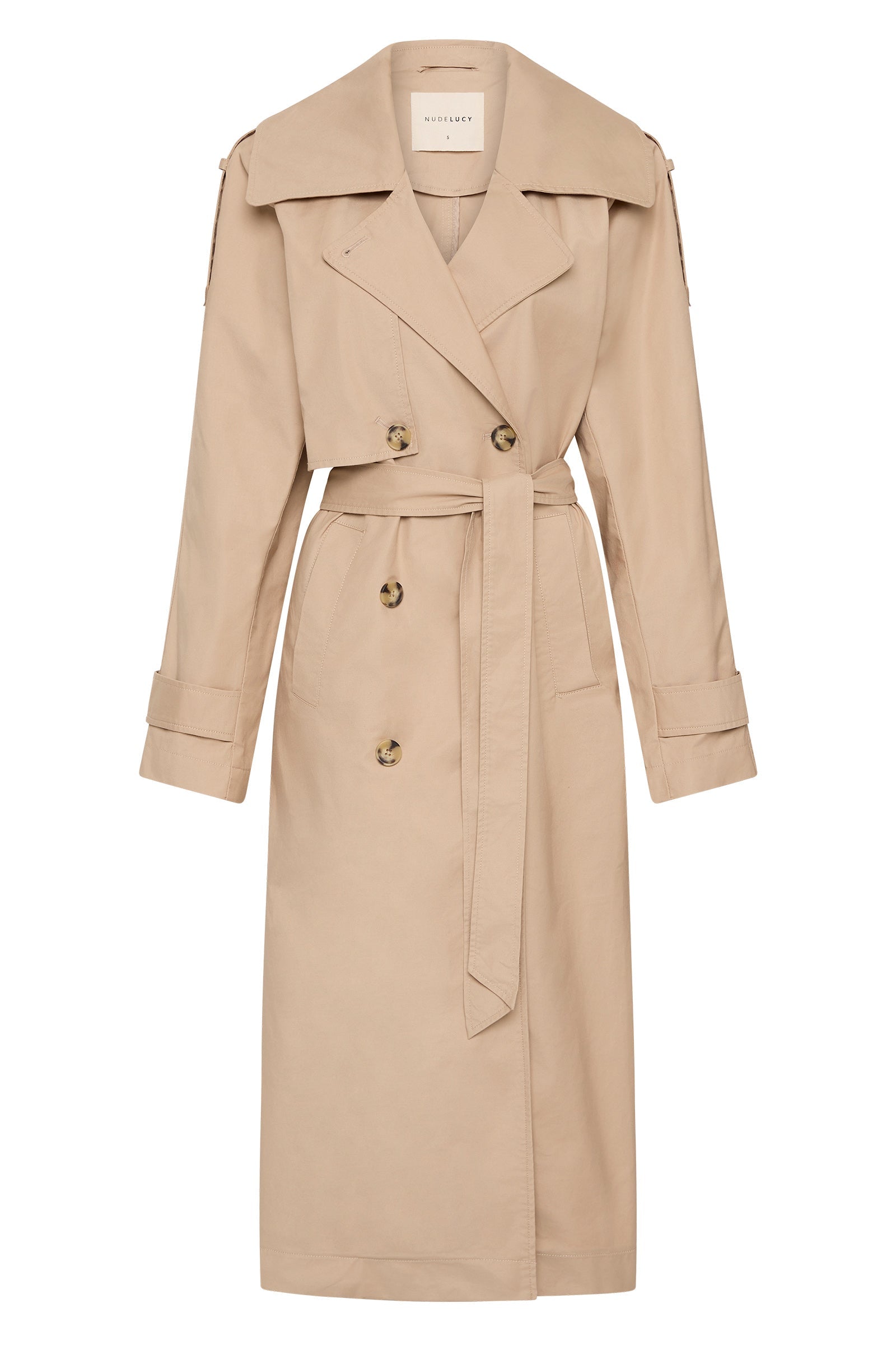 Milo Trench Coat Tan 