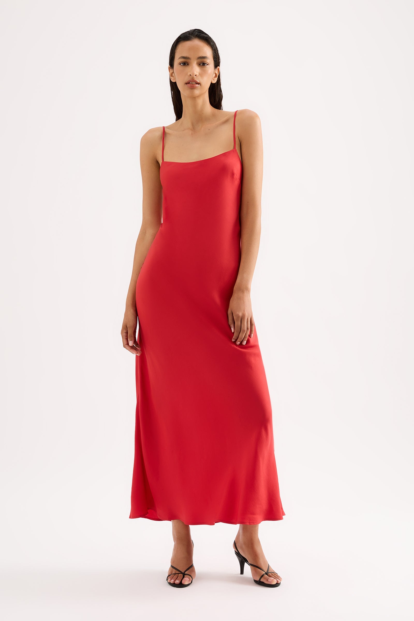 Greta Slip Maxi Dress Chilli 