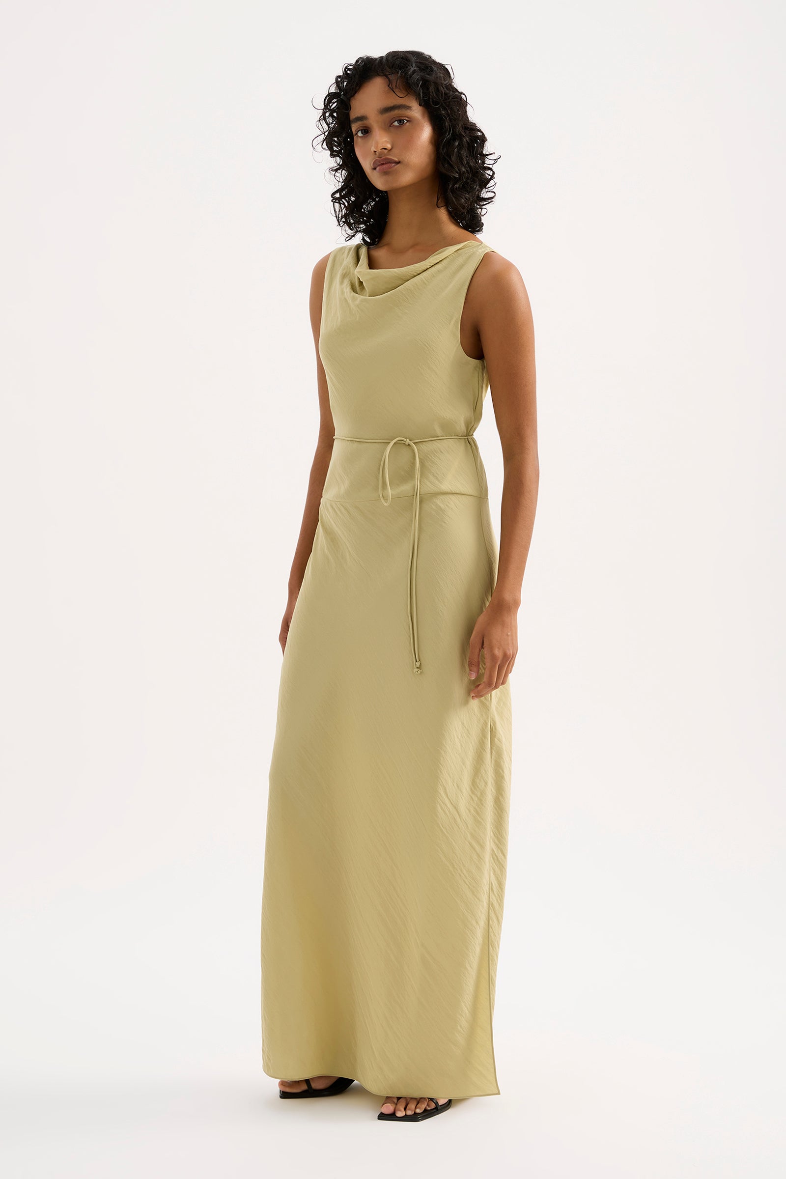 Alia Maxi Dress Matcha 