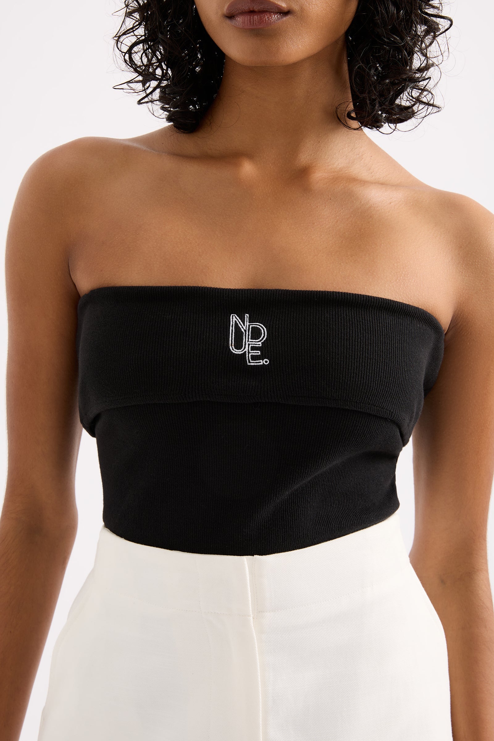 Haven Strapless Top Black 