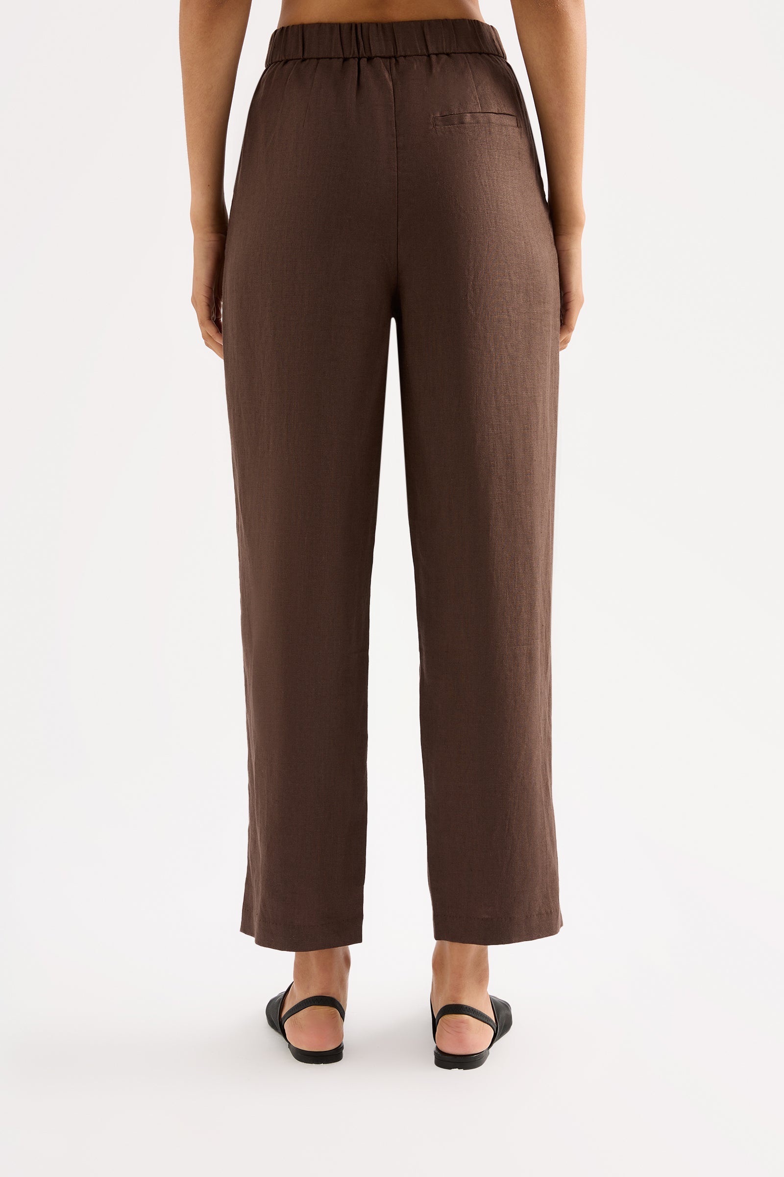 Ingrid Linen Pant Clove 