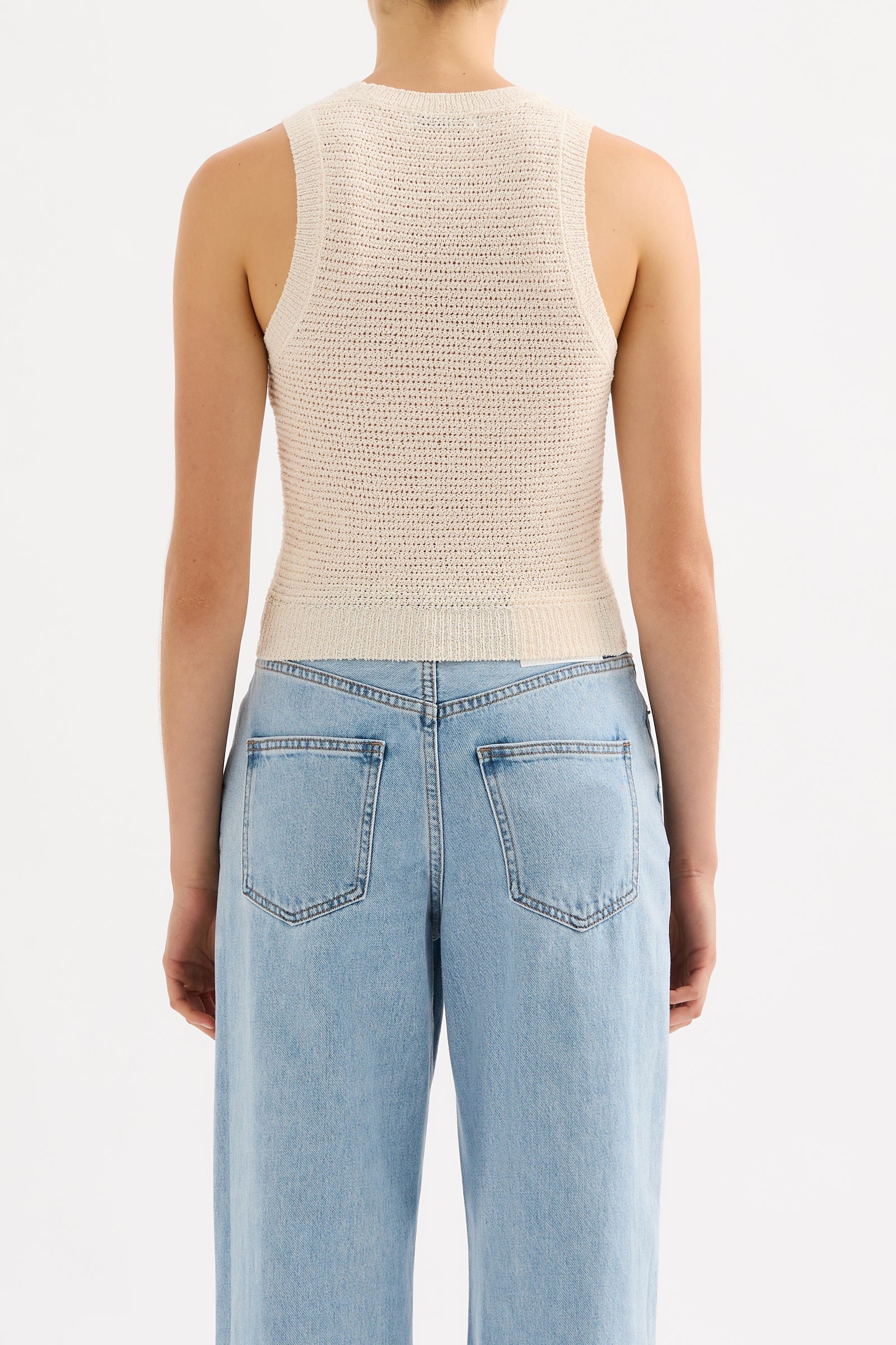 Ember Knit Tank Cream 