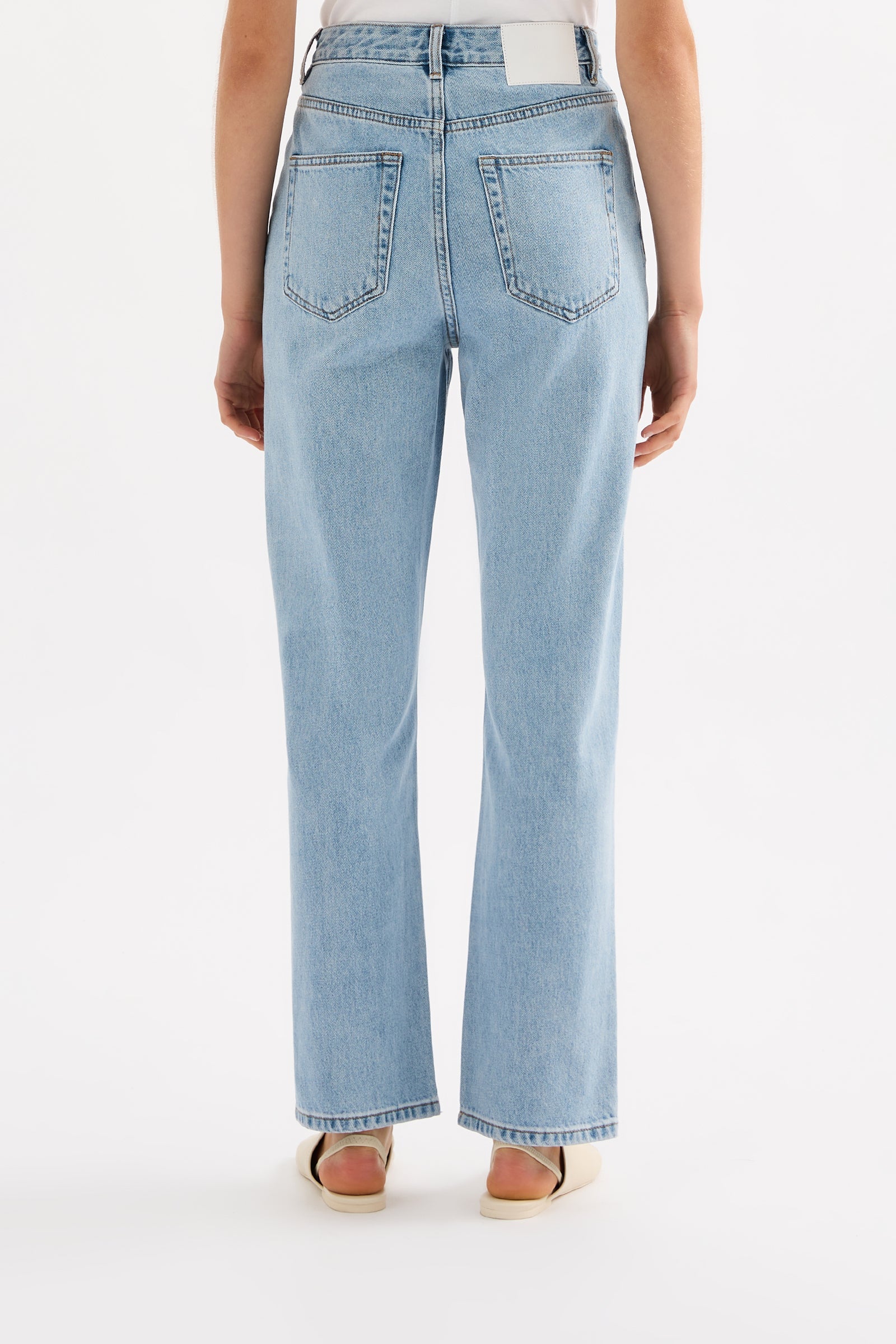 Organic Straight Leg Jean 90s Blue Wash 