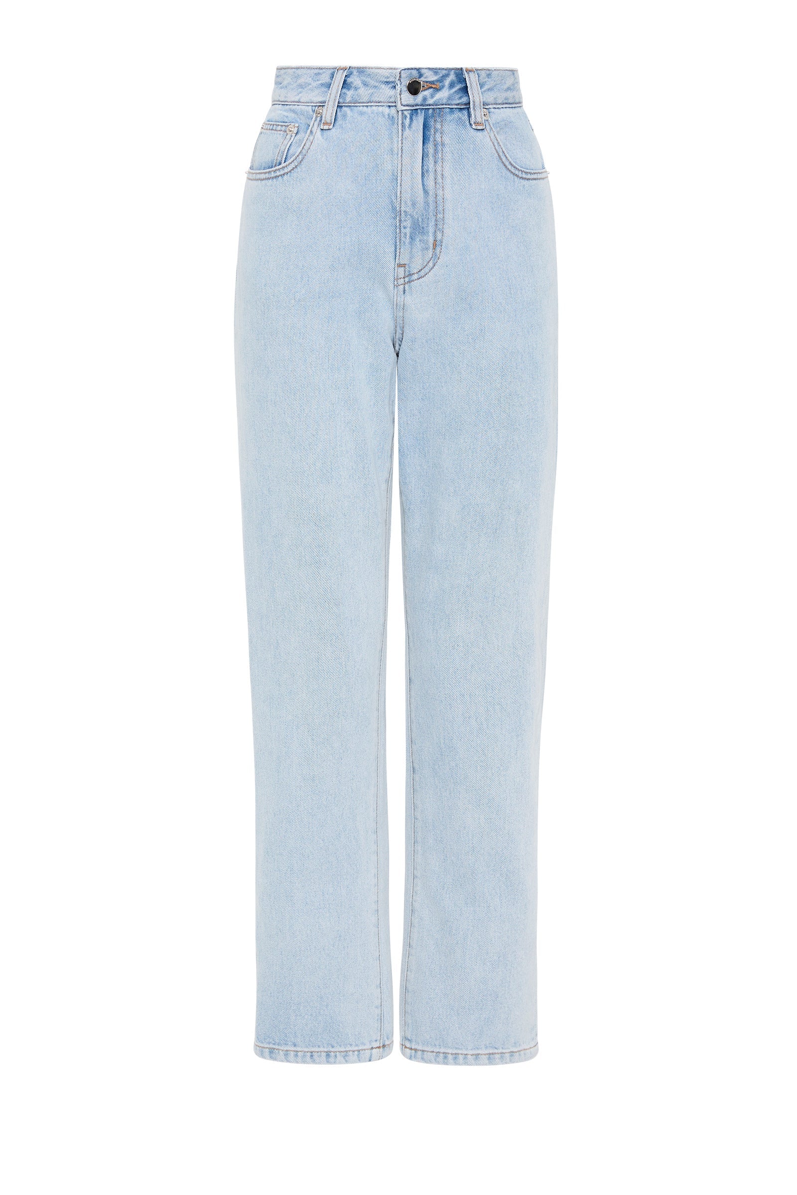 Organic Straight Leg Jean Clear Blue 