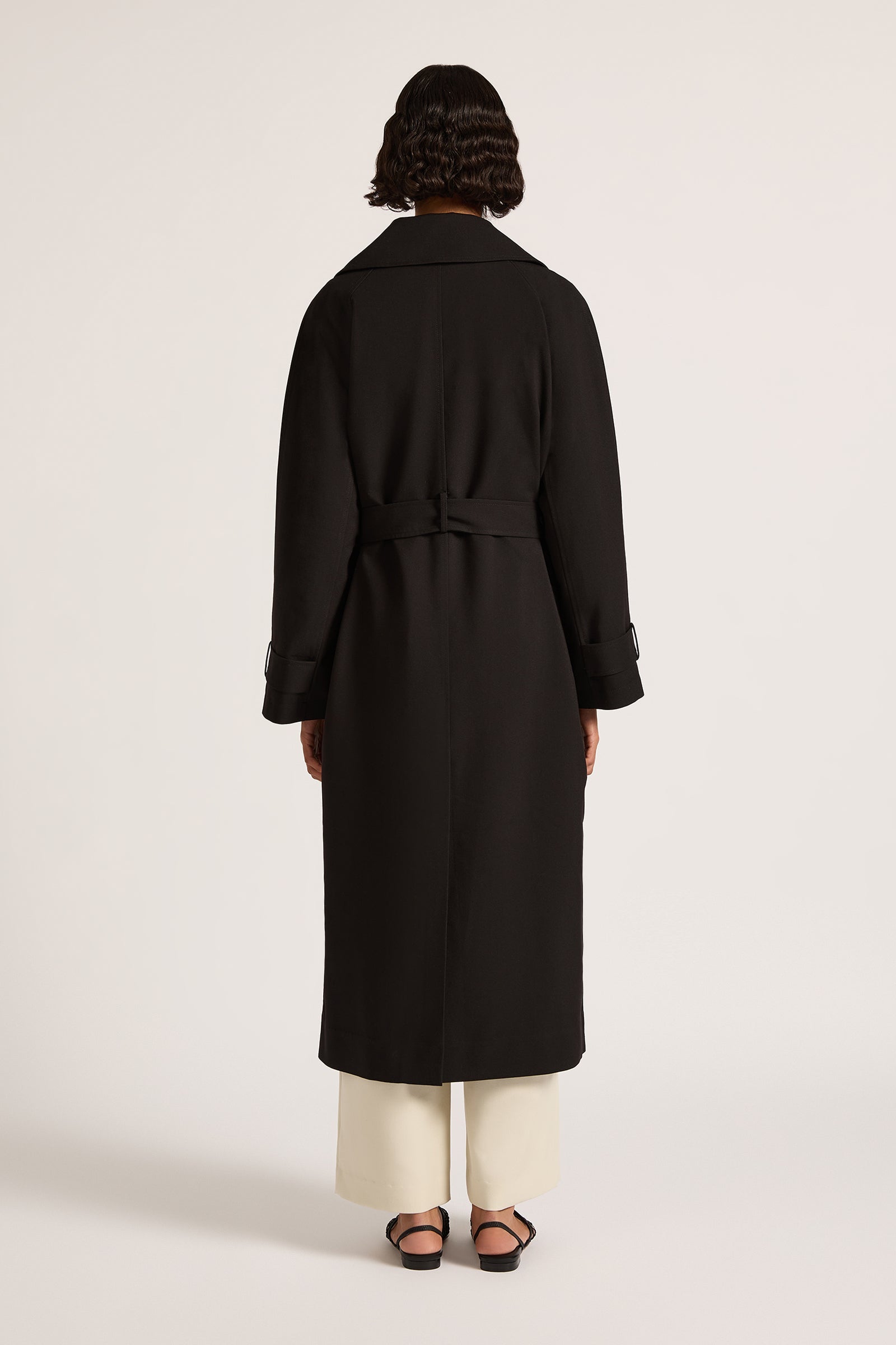 Aspen Trench Coat Black 