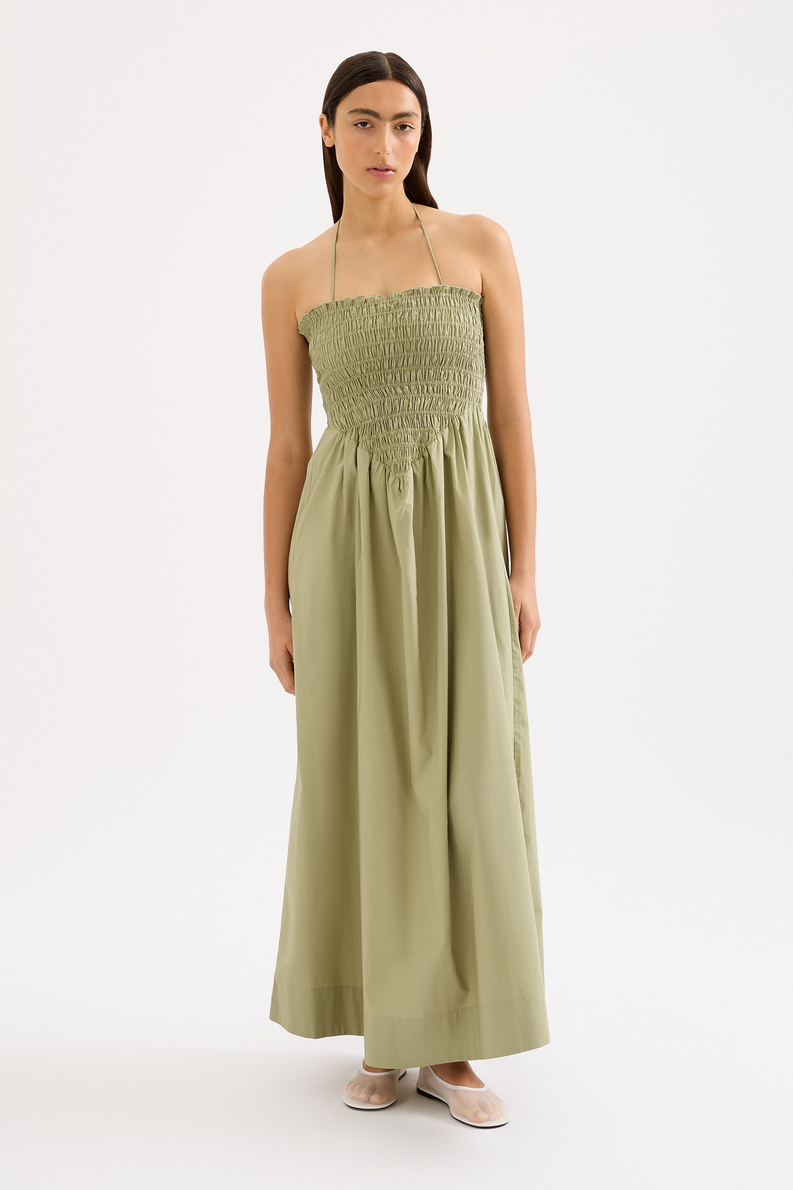 Inka Maxi Dress Sage 